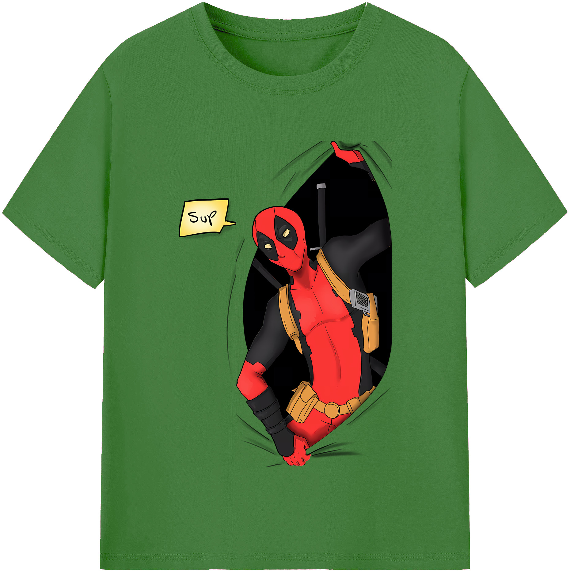 （画像用） Deadpool デッドプール レディースカジュアルプリントTシャツ（綿100％）